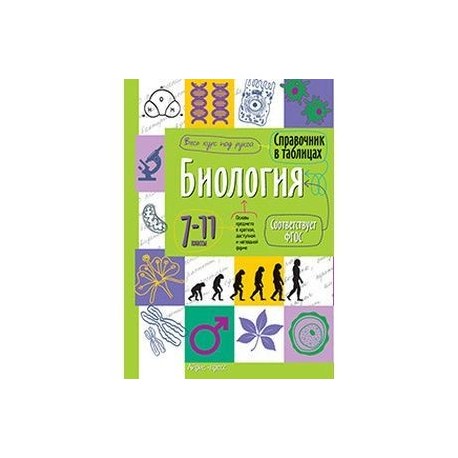 Справочник в таблицах. Биология 7-11 класс