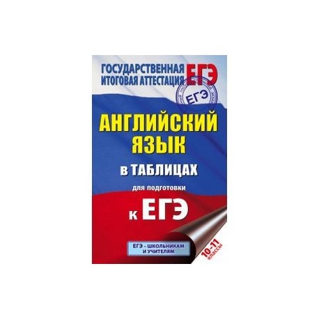 ЕГЭ. Английский язык в таблицах. 10-11 классы