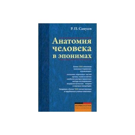 Анатомия человека в эпонимах. Справочник