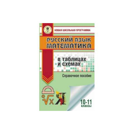 ЕГЭ. Русский язык. Математика в таблицах и схемах для подготовки к ЕГЭ