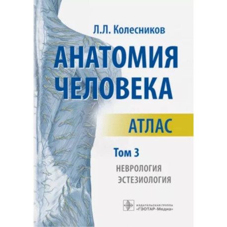 Анатомия человека. Атлас. В 3-х томах. Том 3. Неврология, эстезиология