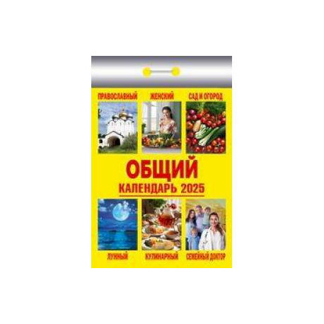 Календарь настенный отрывной. Общий. 2025 год