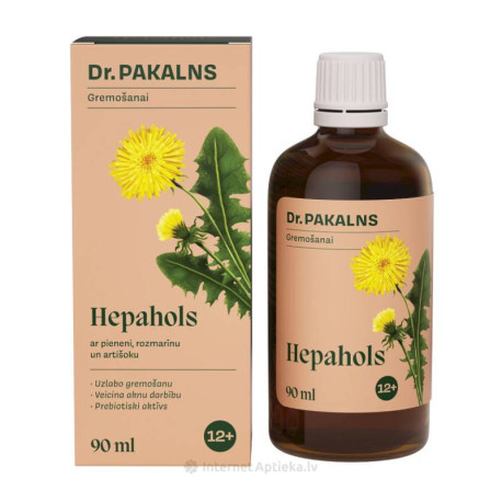 Капли для пищеварения Dr.Pakalns HepaHols, 90 мл