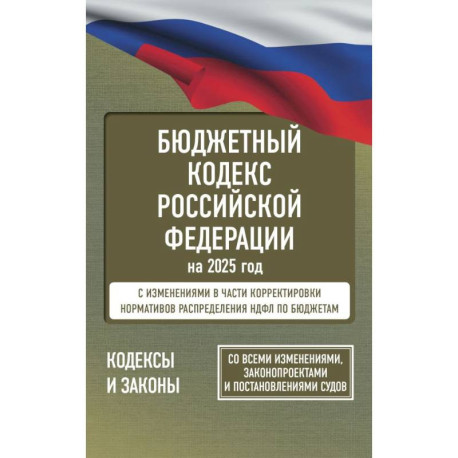 Бюджетный кодекс Российской Федерации на 2025 год. Со всеми изменениями, законопроектами и постановлениями судов