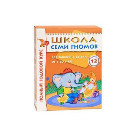 Полный годовой курс. Для занятий с детьми от 5 до 6 лет (комплект из 12 книг)